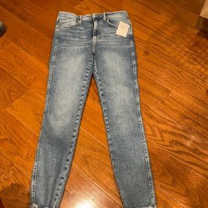 High waisted free people skinny jeans